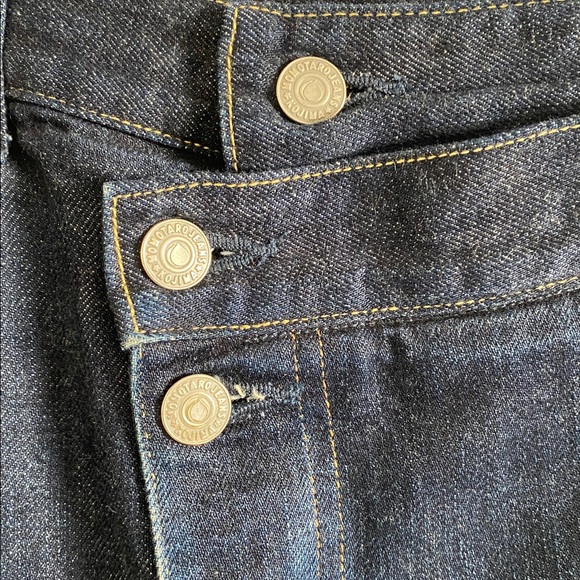 Like new Momotaro Jeans 12oz GTB Selvedge Denim Wrap Skirt. - Picture 7 of 16